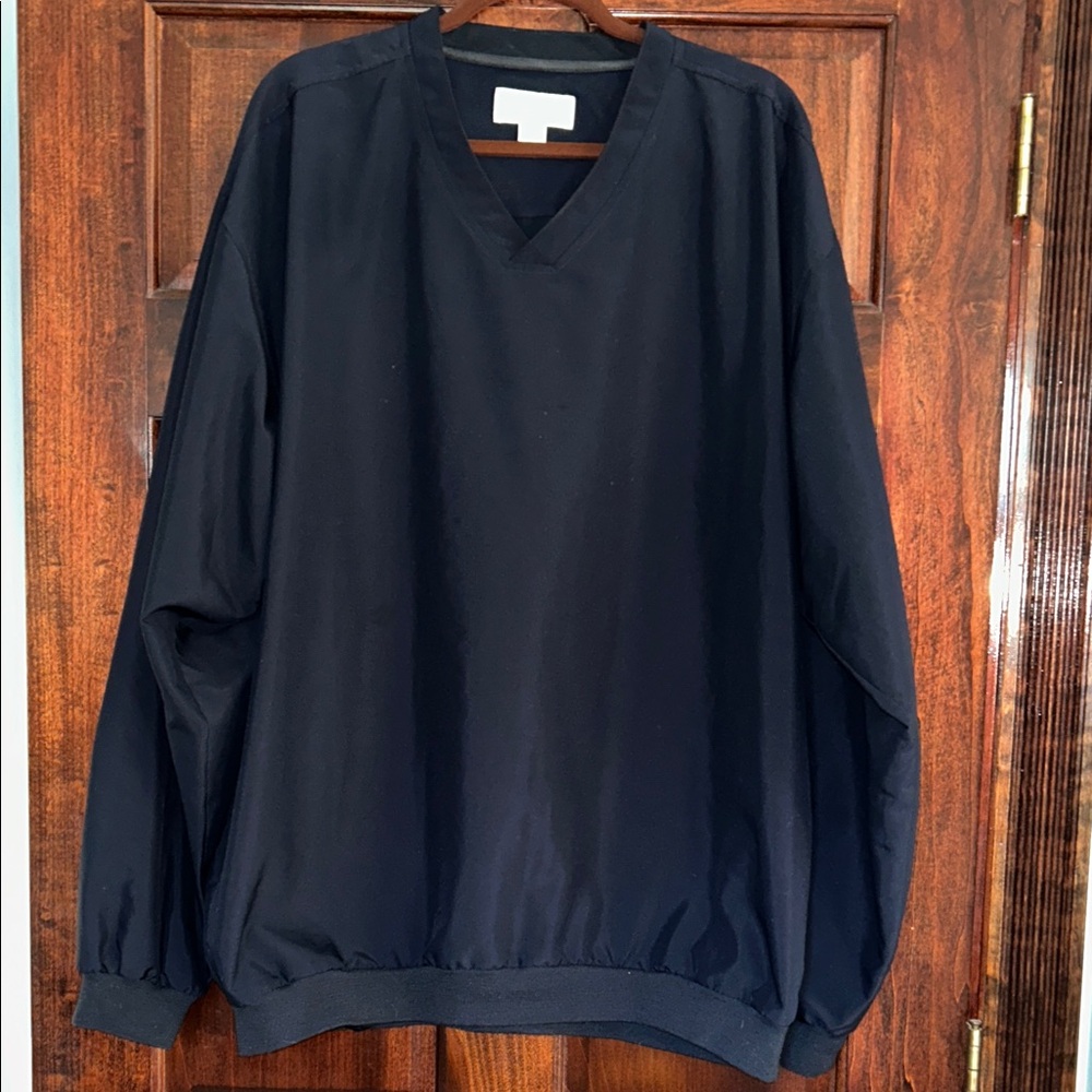 Cutter & Buck Men's Black V-Neck Shirt XLT